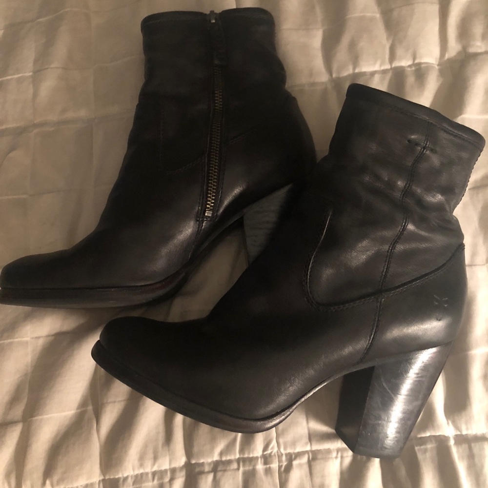 Black Frye Ankle Boots
